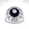 Vintage Onyx and Diamond Ring