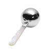Sterling Silver and Mother of Pearl Ball Rattle