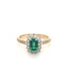Emerald and Diamond Ring