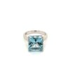 Aquamarine Solitaire Ring