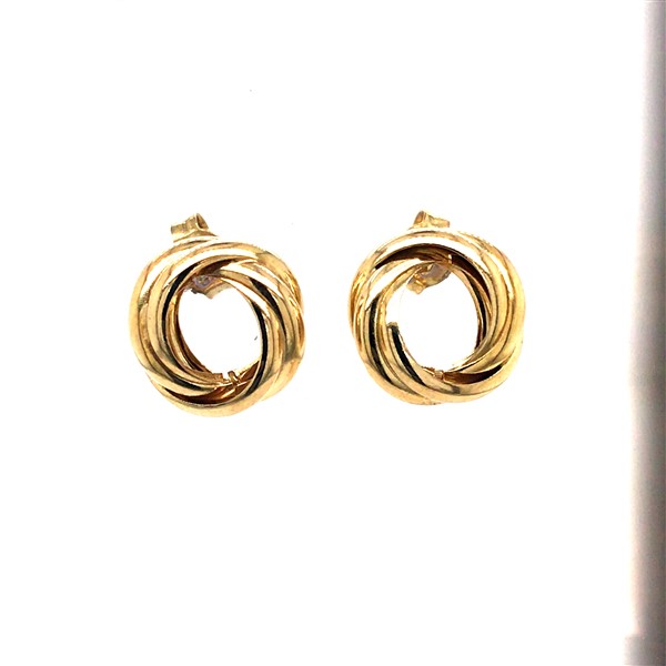 Gold Knot Earrings – Catanach's Jewellers