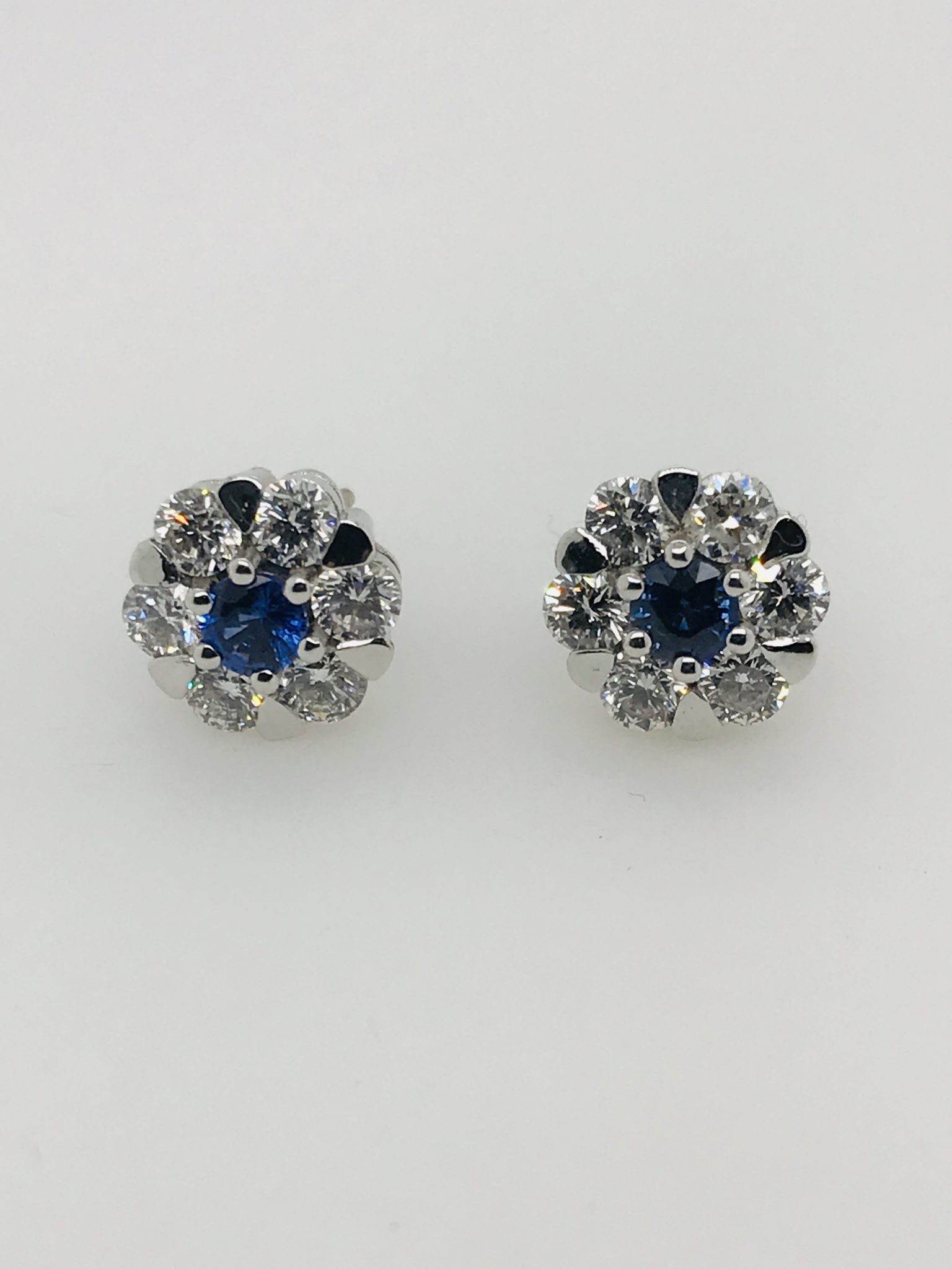 Sapphire and Diamond ‘Catanach’s’ Earrings – Catanach's Jewellers