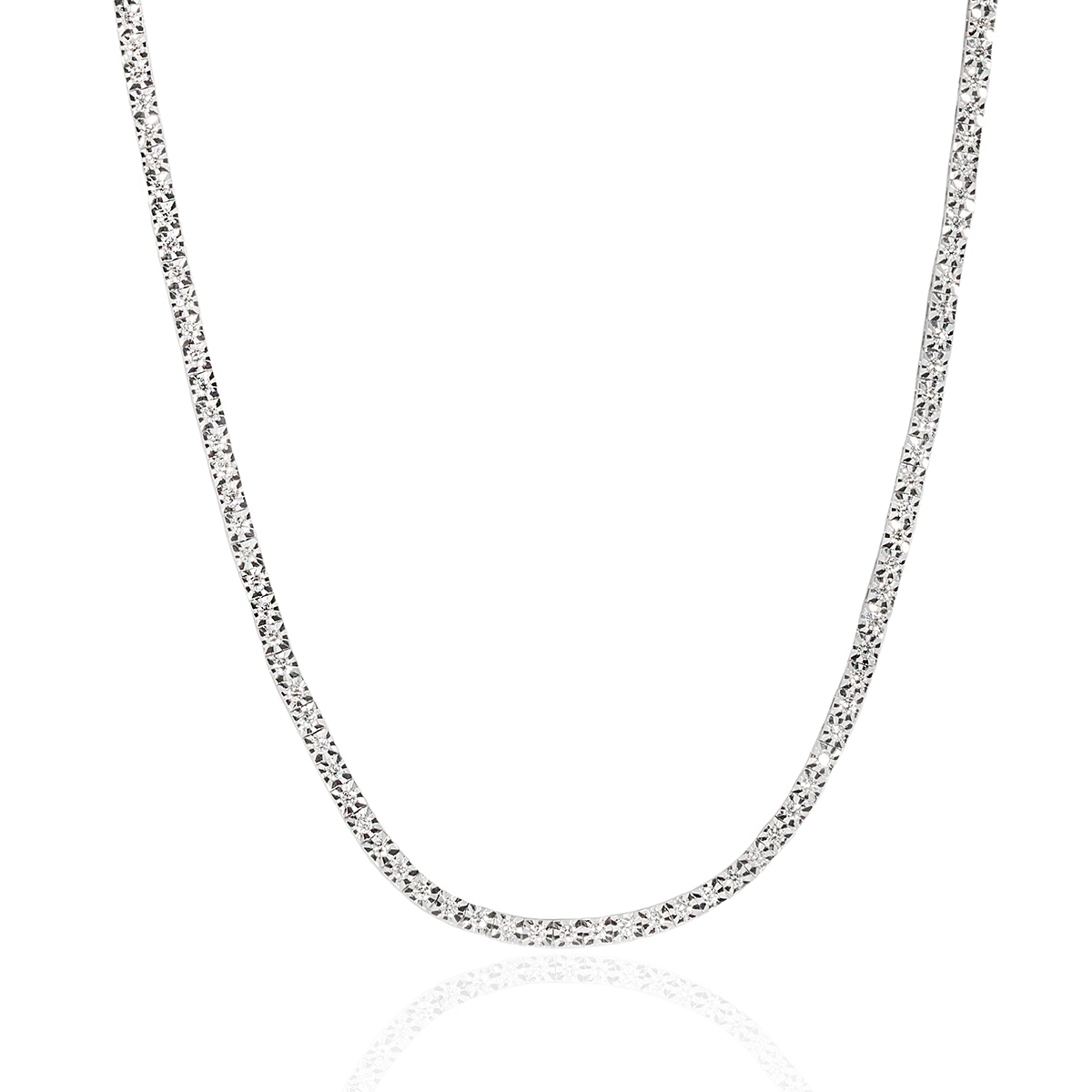 statement diamond tennis necklace