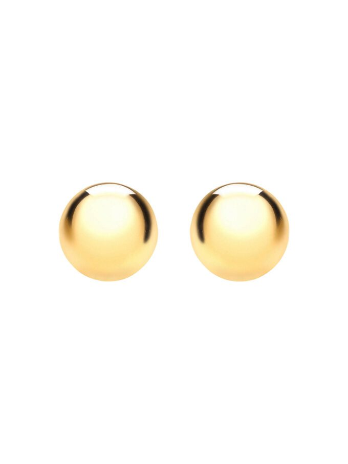 18ct Yellow Gold 6mm Ball Stud