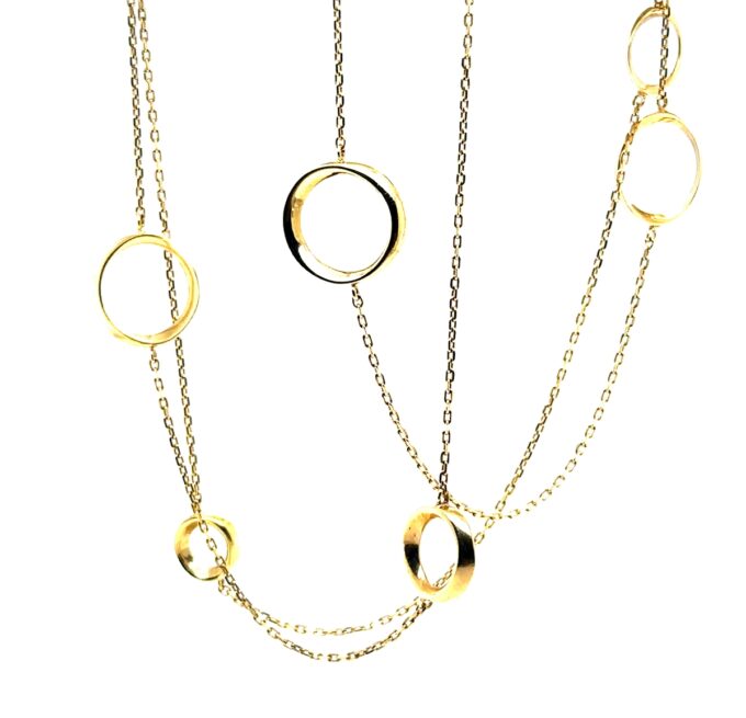 Opera Length GoldNecklet
