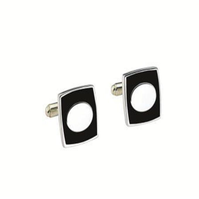 Sterling Silver Enamel Cufflinks