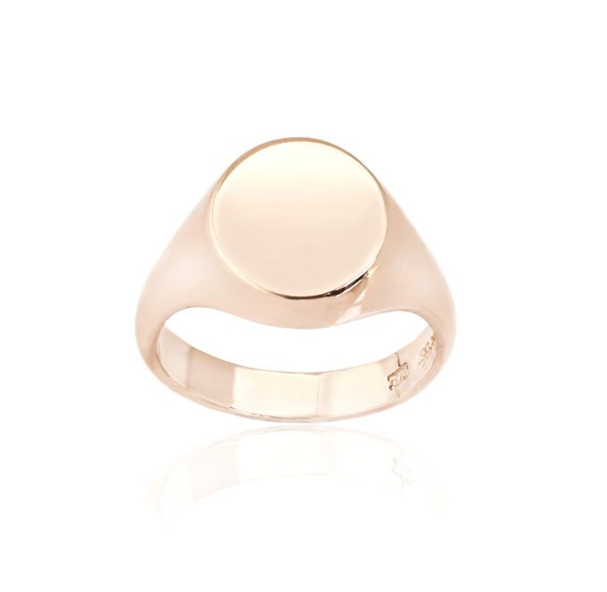 Rose Gold Signet Ring