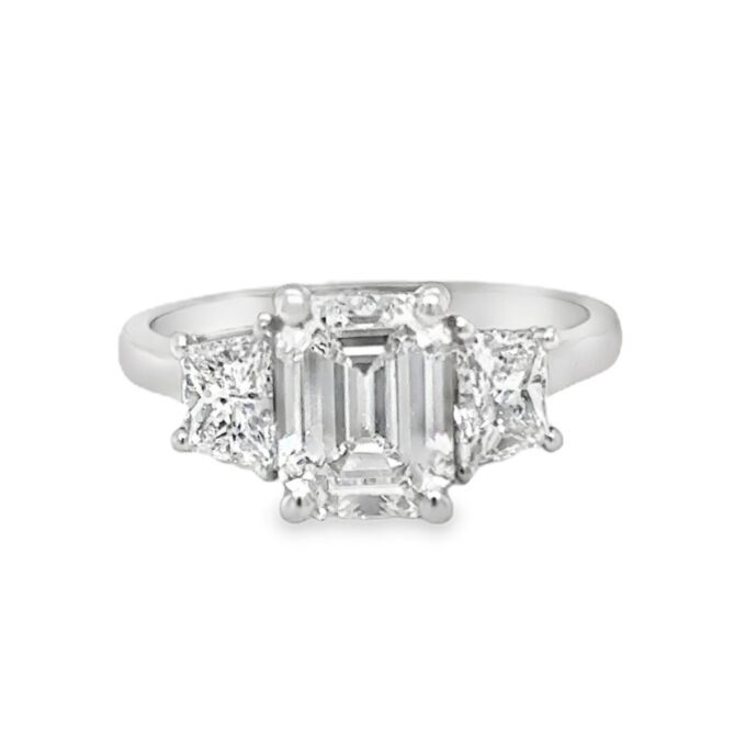 Emerald Cut Diamond Ring